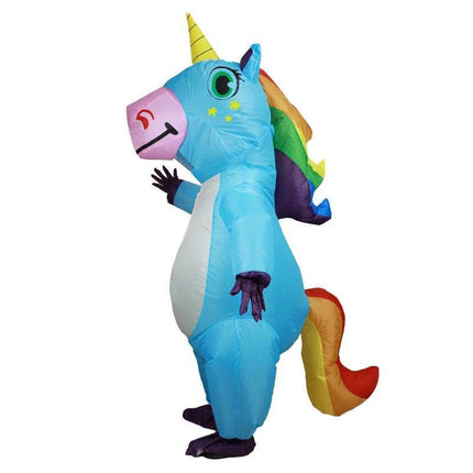 Women One-Size Unicorn Inflatable Costume - Mad Fly Essentials