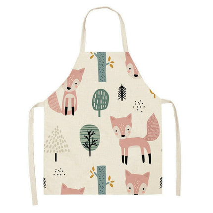 Kitchen Cat Printed Linen Aprons - Home & Garden Mad Fly Essentials