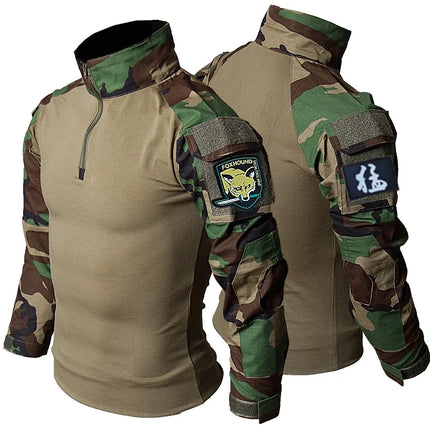Shirt Men Sale Long Camo Tactic Paintball Tops - Shirt - Han Wild - Mad Fly Essentials