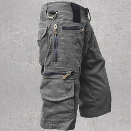 Cargo Shorts Men Military Style Solid Shorts - Cargo Short - Gingtto - Mad Fly Essentials