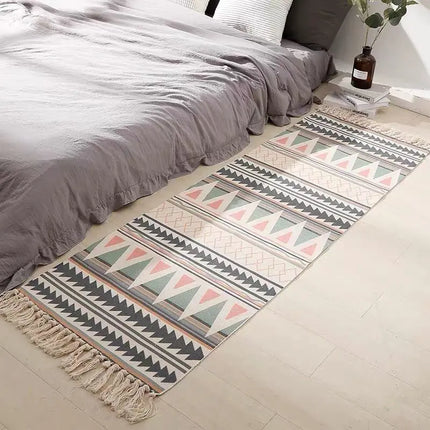 Area Rug Plaid Bedroom Living Bohemian Rug - Area Rug - Miracle Sweet - Mad Fly Essentials