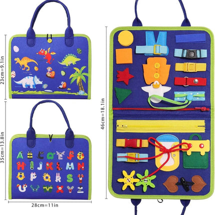 Busy Book Sensory Montessori Early Learning Toys - Mad Fly Essentials