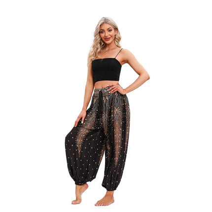 Harem Pants Women Boho High Waist Yoga Pants - Harem Pants - UXST - Mad Fly Essentials