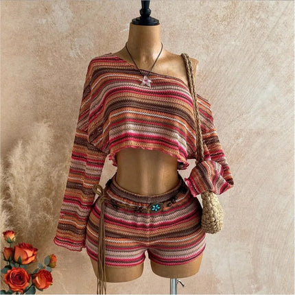 Activewear Set Women Transparent Crop Top Set - Activewear Set - Bessmini - Mad Fly Essentials