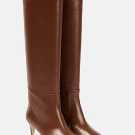 Women Autumn Pointed Slim High Heel Knee High Boots - Mad Fly Essentials