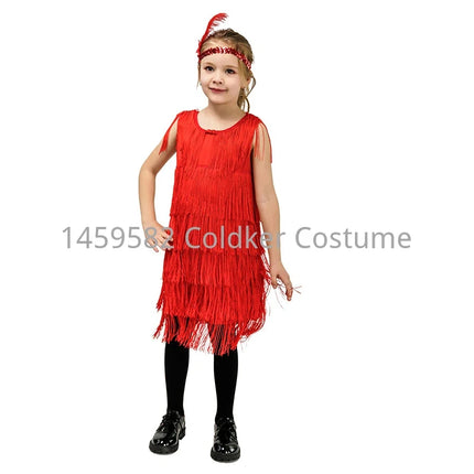 Costume Dress Baby Girl 1920s Latin Flapper Dress - Costume Dress - Prowow - Mad Fly Essentials