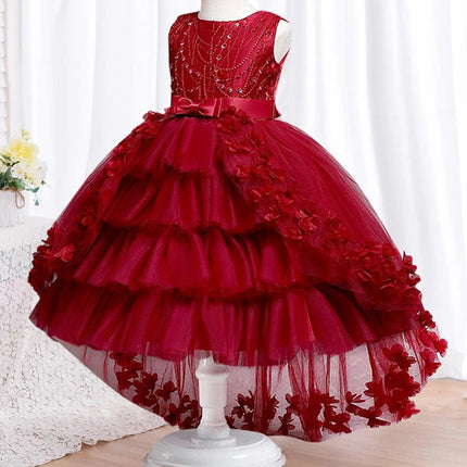 Princess Dress Baby Girl 3-12Y Petal Pink Bridesmaid Dress - Princess Dress - LJW - Mad Fly Essentials
