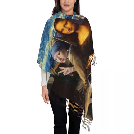 Scarf Women Girl With a Pearl Earring Women Accessories - Scarf - PMRUN - Mad Fly Essentials