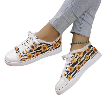 Women Footwear Skull Bat Vulcanized Retro Canvas Shoes Sneakers - Women Footwear - Maogu - Mad Fly Essentials