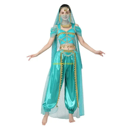 Costume Set Women Exotic Belly Dancing 4pc Costume - Costume Set - Echoine - Mad Fly Essentials