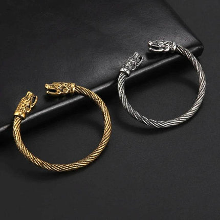 Medieval Wolf Bracelet Men Accessories - Mad Fly Essentials