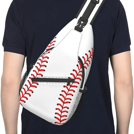 Crossbody Bag Men Baseball Sling Chest Bag - Crossbody Bag - Heatboywade - Mad Fly Essentials