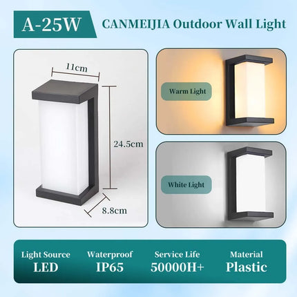 LED Wall Sconce Modern Outdoor Sensor Light - LED Wall Sconce - Clode - Mad Fly Essentials