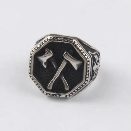 Ring Men Vintage Nordic Viking Helm Ring - Ring - Minoy - Mad Fly Essentials