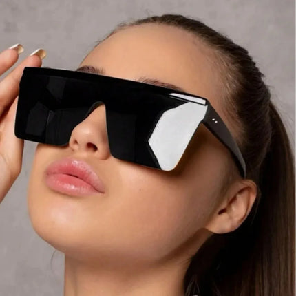 Sunglasses Men Retro Oversized UV400 Sunglasses - Sunglasses - Harmtter - Mad Fly Essentials