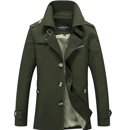 Outerwear Men Long Trench Style S-5XL Winter Parka - Outerwear - Tikalia - Mad Fly Essentials