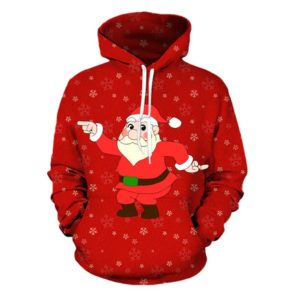 3D Hoodies Funny Santa Claus Streetwear Pullovers xs-6XL - 3D Hoodies - Vipol - Mad Fly Essentials