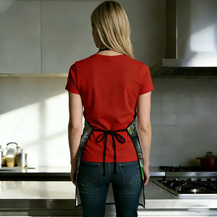Kitchen Apron Avocado Tropical Linen Apron - Kitchen Apron - Sun Home - Mad Fly Essentials
