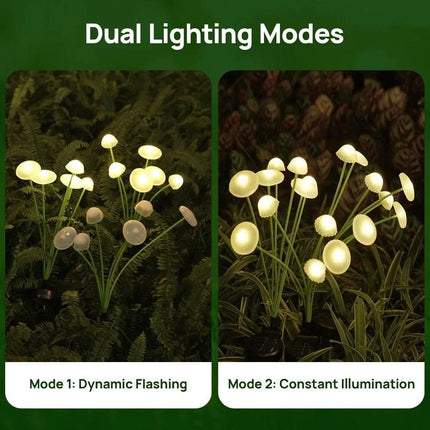 Solar 6LEDS Jellyfish Mushroom Lawn LED Garden Light - Mad Fly Essentials