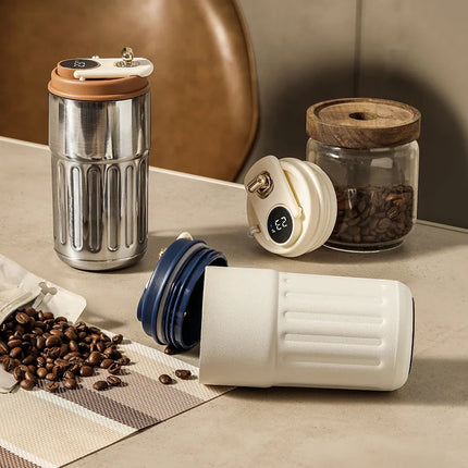 Coffee Mug 450ML Leakproof Temperature Display Travel Mug - Coffee Mug - Timult - Mad Fly Essentials