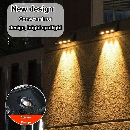 Solar Outdoor LED 2-4 Beads Wall Lamp - Mad Fly Essentials
