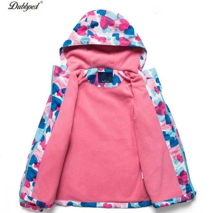 Girl New Seasonal Wear Polar Fleece Waterproof Hoodies Jacket Outerwear - Mad Fly Essentials