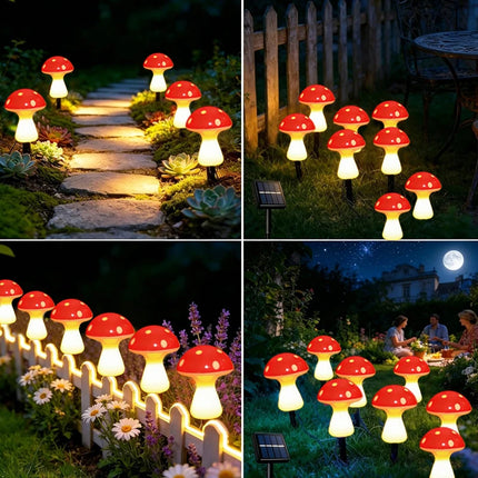 LED Garden Light Solar Seasonal Mushroom Decor - LED Garden Light - GPED - Mad Fly Essentials