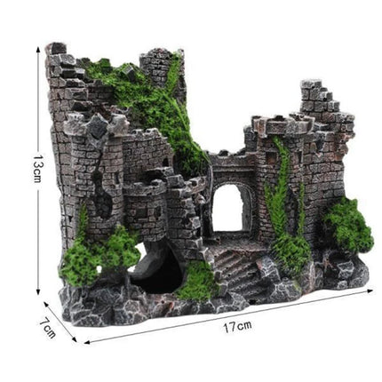Fish Tank Decor Ancient City Ruins Landscape - Fish Tank Decor - Aquarius - Mad Fly Essentials