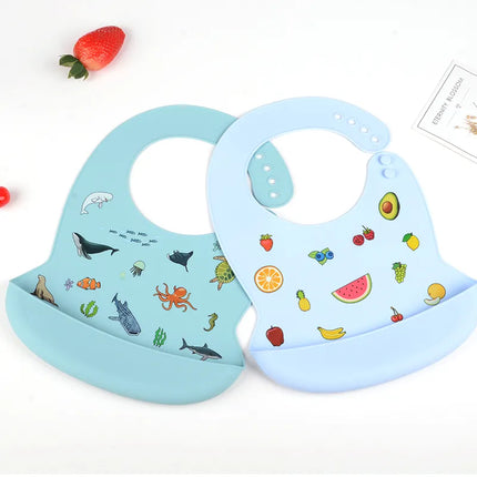 Baby Waterproof Adjustable Banana Bibs - Kids Shop Mad Fly Essentials