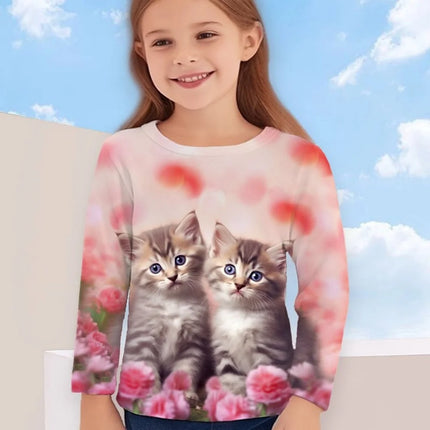 Shirt Baby Girl 3D Unicorn Cat Animal Tops - Shirt - DXTON - Mad Fly Essentials