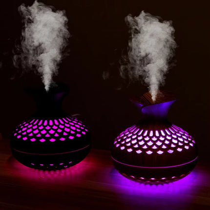 Home Decor Wood Grain USB Ultrasonic Oil Diffuser Home Decor - Home Decor - Kinscoter - Mad Fly Essentials