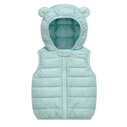 Jacket Baby Boy Warm Down Vest Toddler Kids Hoodies Outerwear - Jacket - M2C - Mad Fly Essentials