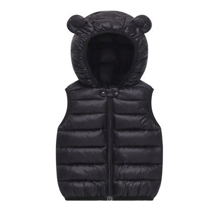 Jacket Baby Boy Warm Down Vest Toddler Kids Hoodies Outerwear - Jacket - M2C - Mad Fly Essentials