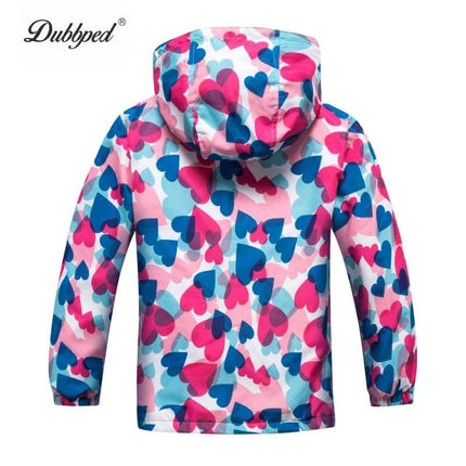 Girl New Seasonal Wear Polar Fleece Waterproof Hoodies Jacket Outerwear - Mad Fly Essentials