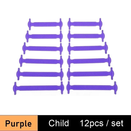 Boys Footwear Silicone Elastic No Tie Shoelaces - Boys Footwear - Basic Gold Yao - Mad Fly Essentials