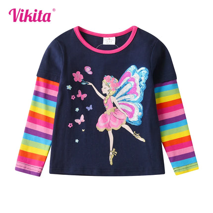 Baby Girls Long Sequin Fairy Casual Tops