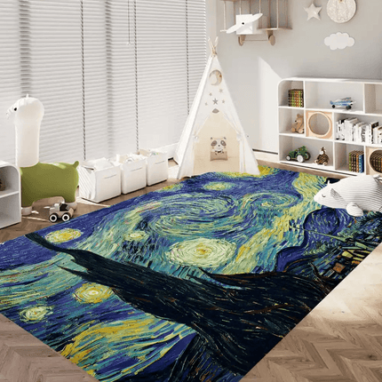 Van Gogh Oil Paintings Room Welcome Mats - Mad Fly Essentials