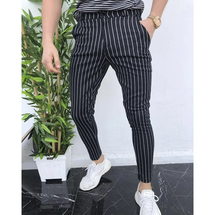 Pants Business Casual Men Checkered Fashion British Pants - Pants - Toplimit - Mad Fly Essentials