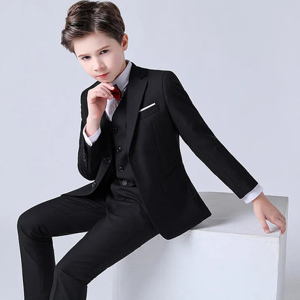 Gentleman Outfit 1-14y Boy Black Wedding Suit - Gentleman Outfit - Nimble - Mad Fly Essentials