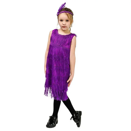 Costume Dress Baby Girl 1920s Latin Flapper Dress - Costume Dress - Prowow - Mad Fly Essentials