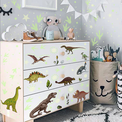 3D Wall Sticker Luminous Cartoon Dinosaur Decal - 3D Wall Sticker - Zooyoo - Mad Fly Essentials