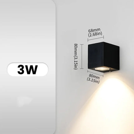 LED Wall Sconce Aluminum IP65 Waterproof Garden Lighting - LED Wall Sconce - Tinlaibor - Mad Fly Essentials