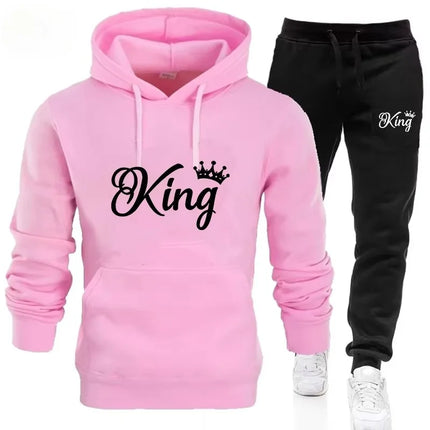 Hoodies Women King Queen Lover Couple Sweatshirt 3D Hoodies - Hoodies - Adogirl - Mad Fly Essentials