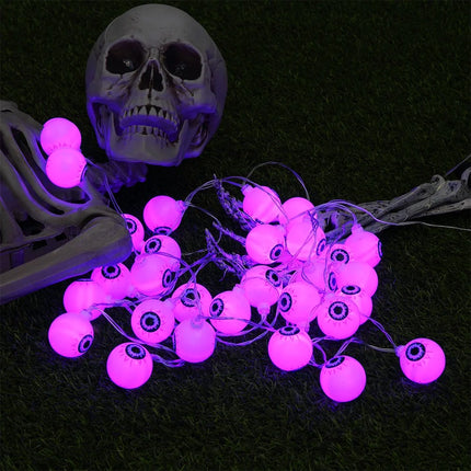 LED Fairy Light Spooky 20LED Eyeball String Lights - LED Fairy Light - TItanfire - Mad Fly Essentials