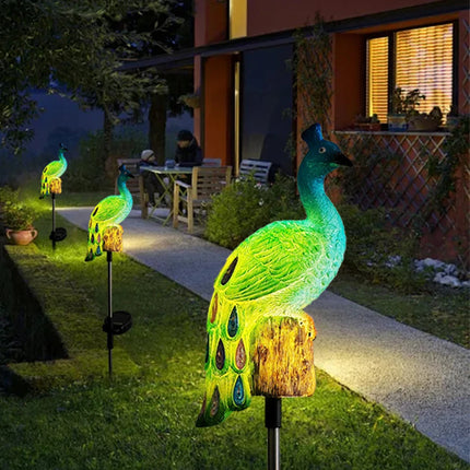 LED Landscape Light Solar Peacock Waterproof Patio Lights - LED Landscape Light - Nosinconn - Mad Fly Essentials