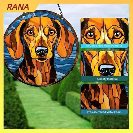RANA Colored Glass Hanging Sun Catcher Window Decor - Mad Fly Essentials
