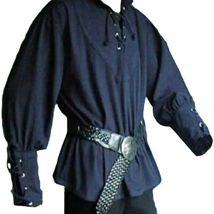 Men Medieval Pirate Tunic Shirt Costume - Mad Fly Essentials