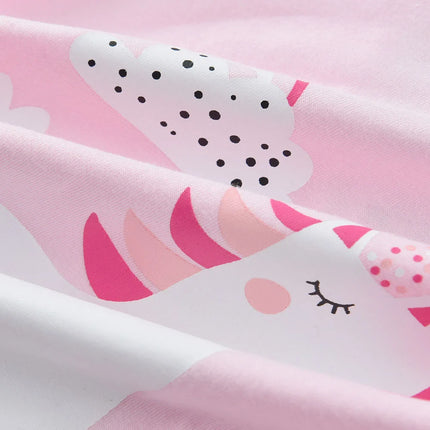Baby Girl 3D Unicorn 3-12Y Pajama Sleepwear Sets