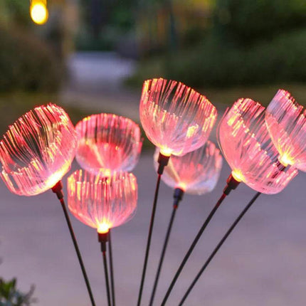 Solar Fiber Jellyfish LED Garden Light - Mad Fly Essentials