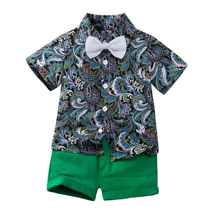Clothing Set Boy Summer Floral Vacation Seasonal Wear - Clothing Set - Surferfish - Mad Fly Essentials